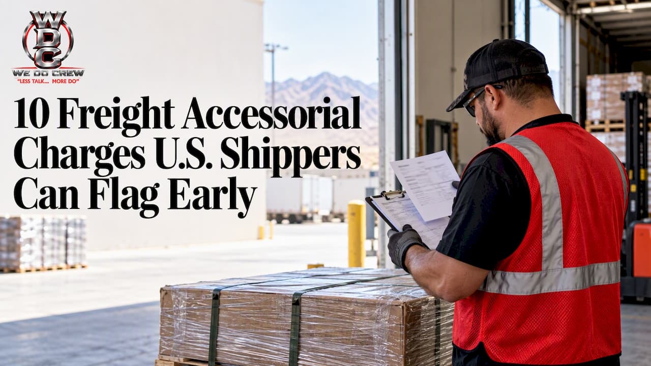 10 Freight Accessorial Charges U.S. Shippers Can Flag Early